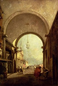 Stadsgezicht, 1775-80